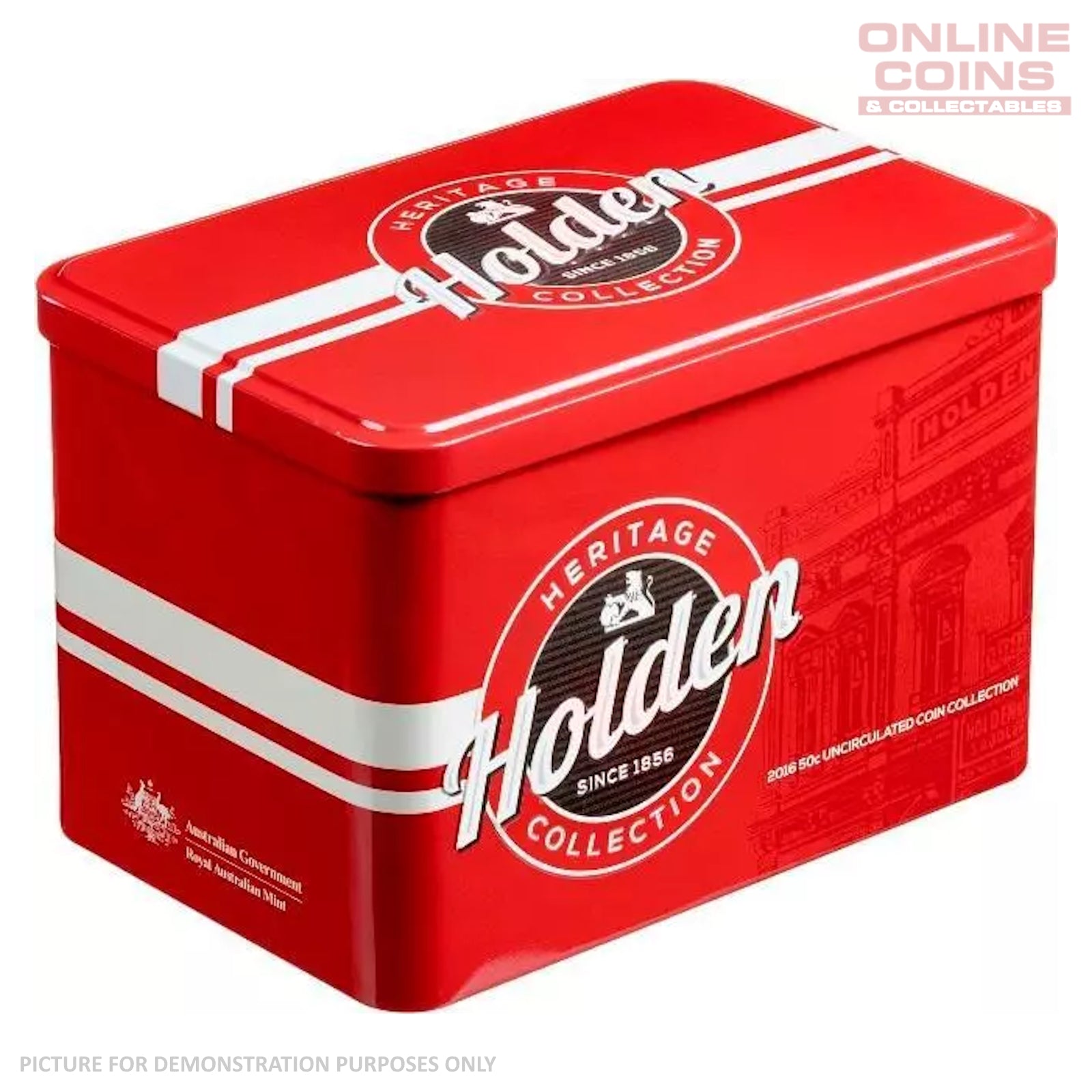 2016 50c Coloured Uncirculated 12 Coin Collection - Holden Heritage